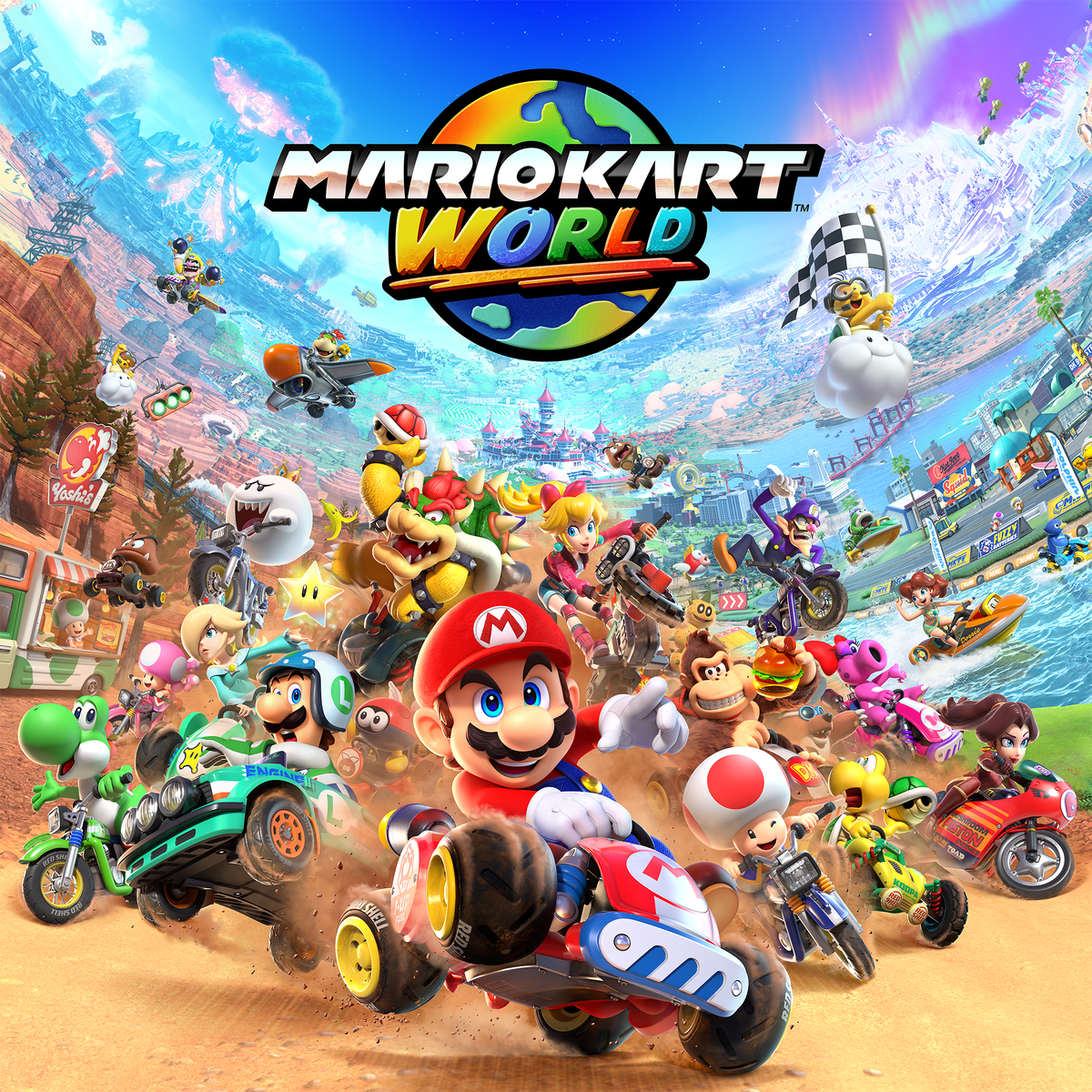 File:MKWorld Key artwork with logo.png - Super Mario Wiki, the Mario ...