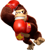 Donkey Kong with boxing gloves.