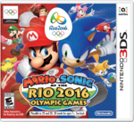 Transparent version of the Mario & Sonic at the Rio 2016 Olympic Games boxart.