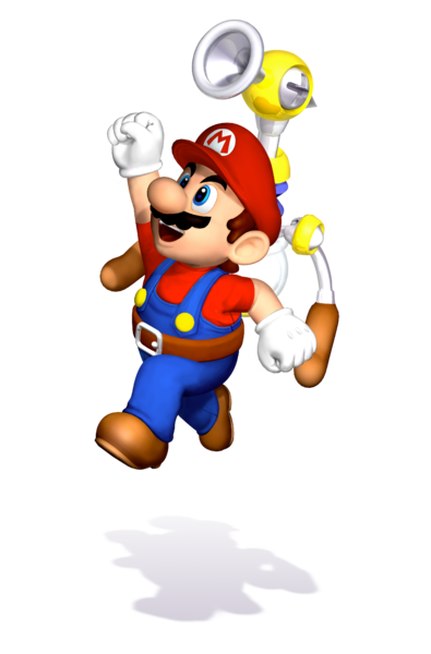 File:Mario Jumping Artwork Super Mario Sunshine.png