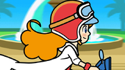 Mona riding her scooter (2)