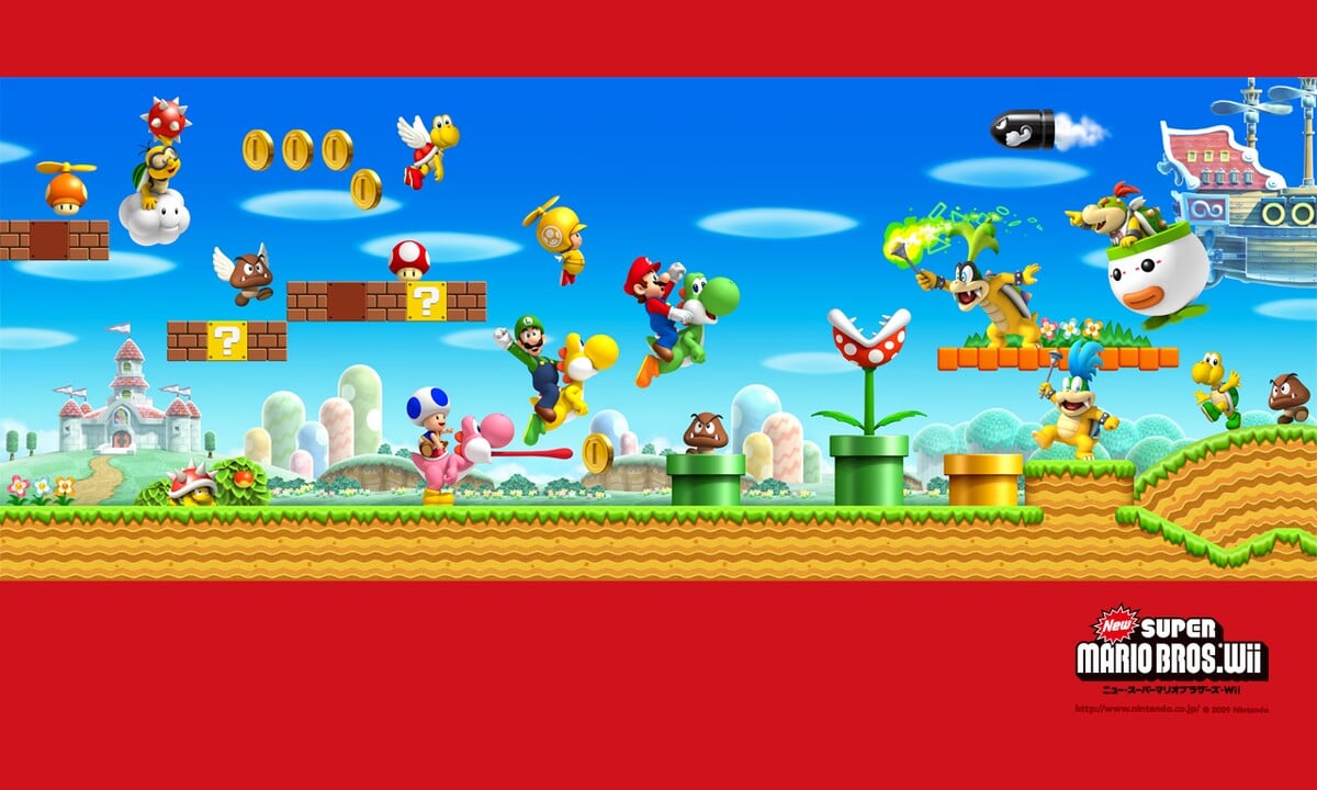 File:NSMBW JP Wallpaper 1 1280x768.jpg - Super Mario Wiki, the Mario ...