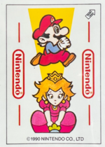 nintendo game pack mario jumping over princess toadstool