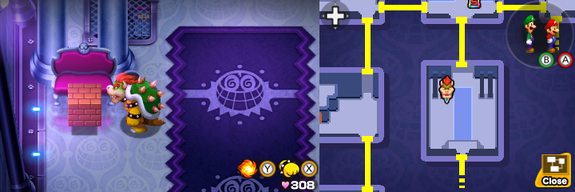 Block 51 in Peach's Castle of Mario & Luigi: Bowser's Inside Story + Bowser Jr.'s Journey.