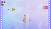 The second 10-flower coin in Badge Challenge Wall-Climb Jump II in Super Mario Bros. Wonder