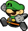 An unused section of Mr. L's jumping animation.