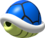 Artwork of a Blue Shell from New Super Mario Bros.
