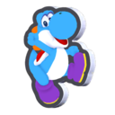 Posing Light-Blue Yoshi Standee from Super Mario Bros. Wonder