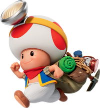 Artwork of Toad in The Super Mario Galaxy Movie
