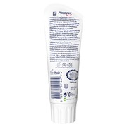 Back side of a Super Mario–themed Prodent toothpaste package