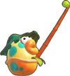 Official artwork of a creature in Yoshi and the Mysterious Book