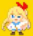 Super Mario Maker sprite of Chitoge Kirisaki