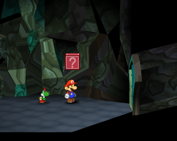 Only ? Block in Creepy Steeple of Paper Mario: The Thousand-Year Door.