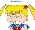 Sailor Moron: She looks cute when she's angry. Also, she's fat.