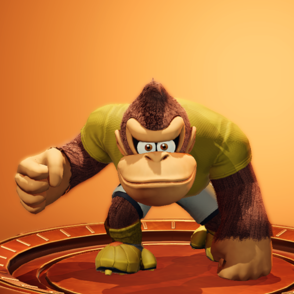 File:Donkey Kong (No Gear) - Mario Strikers Battle League.png