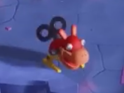 A Fire Rabbid Mechakoopa in Mario + Rabbids Sparks of Hope