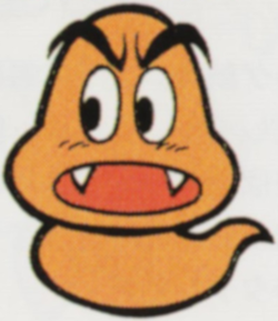 Artwork of Ghost Goomba, from Super Mario Land 2: 6 Golden Coins.