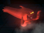 Red Grabbing Ghost in the game Luigi's Mansion.