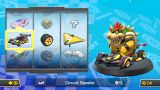 Bowser's black Circuit Special, as shown on the customization screen
