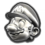Metal Mario's icon from Mario Kart Tour.