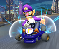 Thumbnail of the Toadette Cup Challenge from the 2023 Winter Tour; a Time Trial challenge set on Singapore Speedway R