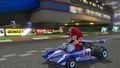 Mario in his blue Circuit Special