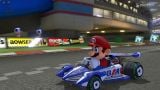 Mario's kart, equipped with the Slick tires