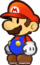 Mario as he appears in Super Paper Mario.