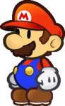 Mario as he appears in Super Paper Mario.