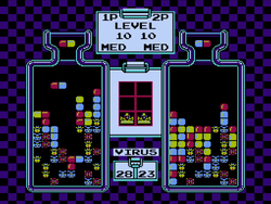 The banner image for Dr. Mario for Nintendo Entertainment System on Nintendo Music.