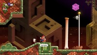 The third 10-flower coin in POOF! Badge Challenge Crouching High Jump I in Super Mario Bros. Wonder