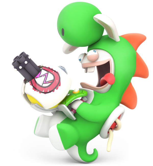 Rabbid Yoshi - Super Mario Wiki, the Mario encyclopedia