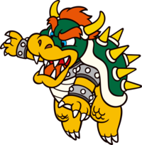 Artwork of Bowser from Super Mario Bros.: The Lost Levels