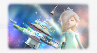 Rosalina and the Comet Observatory in the ending of Super Mario Galaxy 2