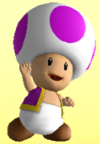 Purple Toad from Mario Super Sluggers