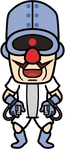 Artwork of Dr. Crygor from WarioWare: Move It!