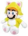 A plushie of Cat Mario from San-ei Co., Ltd.