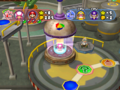 ? Space event: The player teleports to one of the other two teleporters. The teleporters are linked west to northeast, northeast to southeast, and southeast to west.