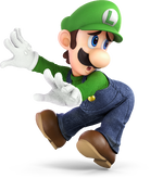Artwork of Luigi from Super Smash Bros. Ultimate