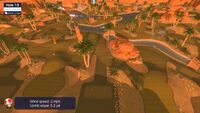 Hole 13 of Spiky Palms from Mario Golf: Super Rush
