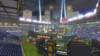 Overview of Mario Kart Stadium in Mario Kart 8