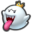 King Boo's head icon in Mario Kart 8 Deluxe.