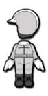White Mii racing suit from Mario Kart 8