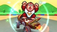 Donkey Kong Jr. (SNES) tricking in the DK Maximum in Mario Kart Tour