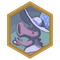 A sticker in Mario Kart World