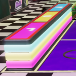 A retractible wall, from Mario Tennis Fever