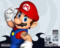 Mario - GBA SP Tribal Ad.jpg