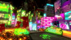 Thumbnail for "New Donk City" from Donkey Kong Bananza used for Nintendo Music