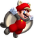Artwork of Mario from New Super Mario Bros. U