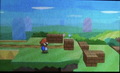 Mario in yet another grassland level.